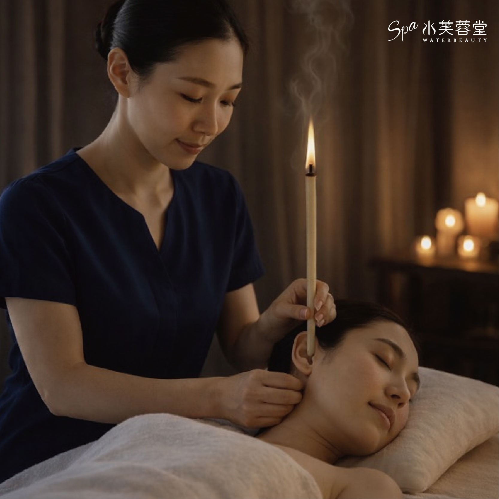 顱內耳燭淨化排導護理